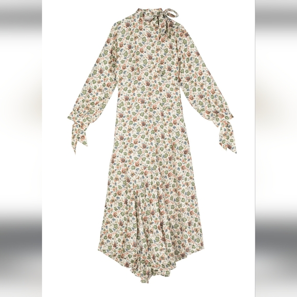 Doen Alda Dress Ivory Mulberry Vine Flora Size Small - Picture 3 of 11